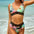 Ladies Printed Split Bikini Swimsuit