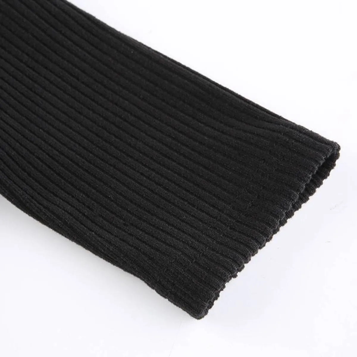 Black Tie Up Dress for Autumn