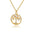Hollow Tree Of Life Necklace Jewelry Pendant Female 18K