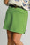 Umgee Full Size Mid-Rise Skort with Pockets Plus Size