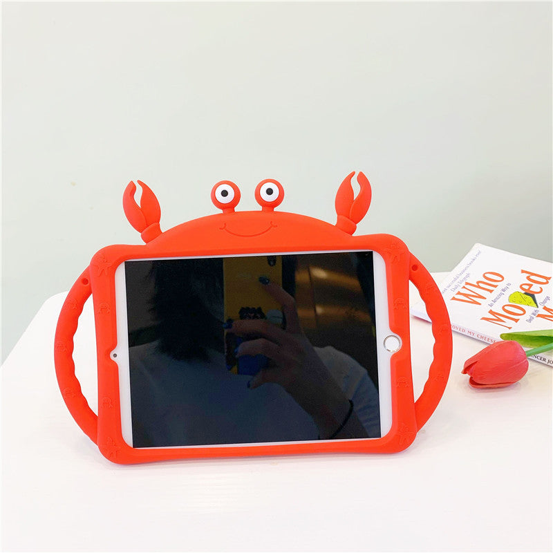 Apple Ipad Protective Case Stand Air34 Tablet Mini5 Silicone Pro11-inch Drop-resistant Soft Case