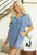 Rivka Pocketed Button up Denim Tunic Dress