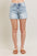Judy Blue Full Size Frayed Hem High Rise Denim Shorts with Pockets Plus Size