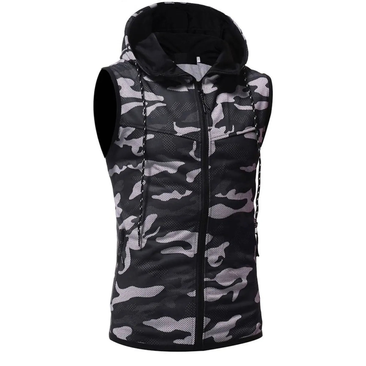 Camouflage Sleeveless Shirt