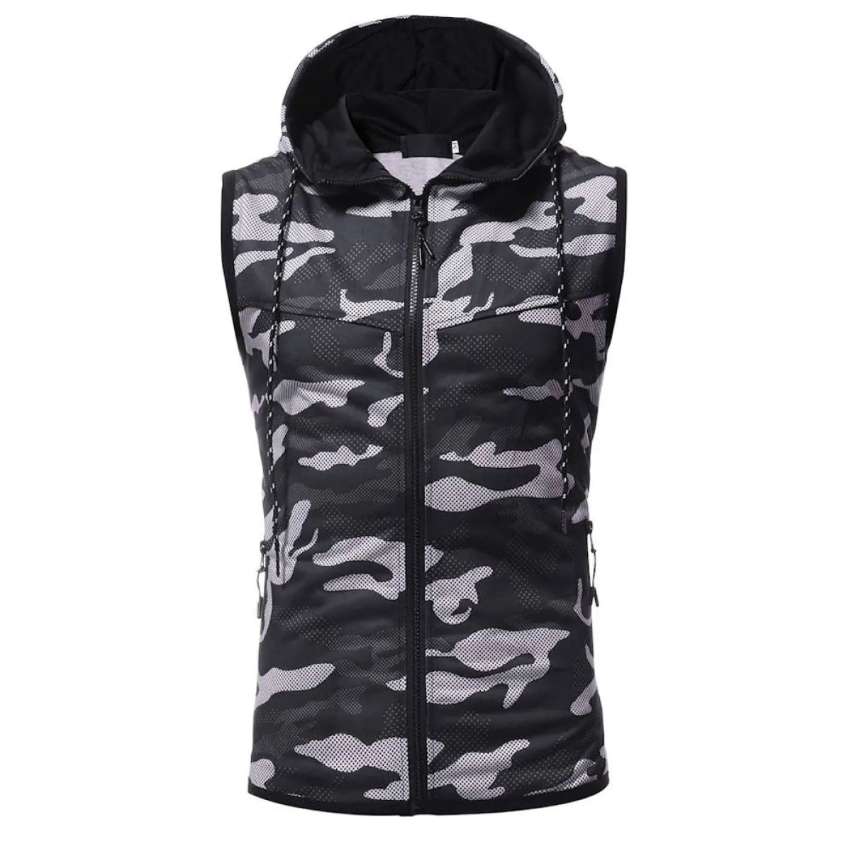 Camouflage Sleeveless Shirt