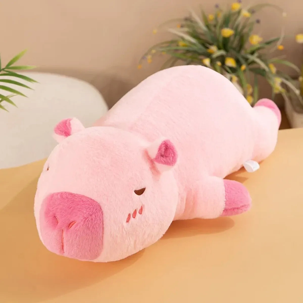 60cm Kawaii Capybara Plush Pillow – Soft Sleeping Toy for Birthday Gift
