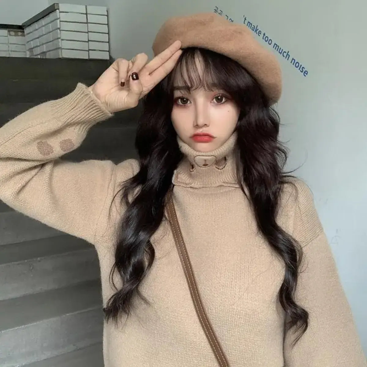 Kawaii Cat Paw Knit Sweater