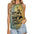 Cowboys Print Women's Western Tank Top