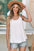 Meadow Eyelet Strappy Scoop-Neck Tank Top