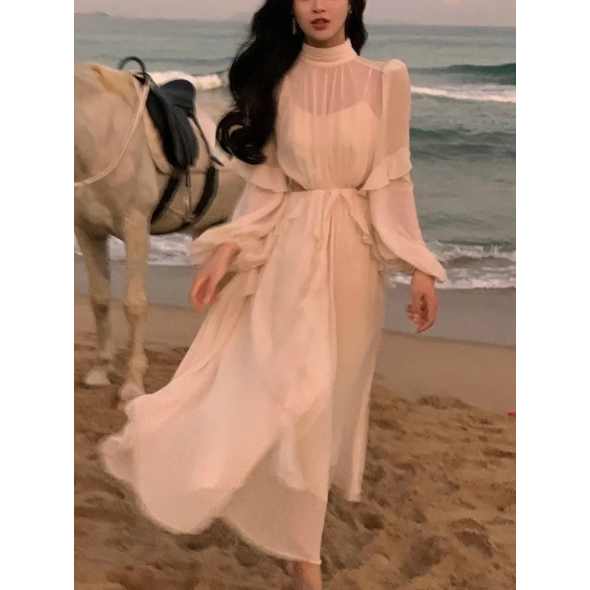 Chiffon Delight Mini Dress