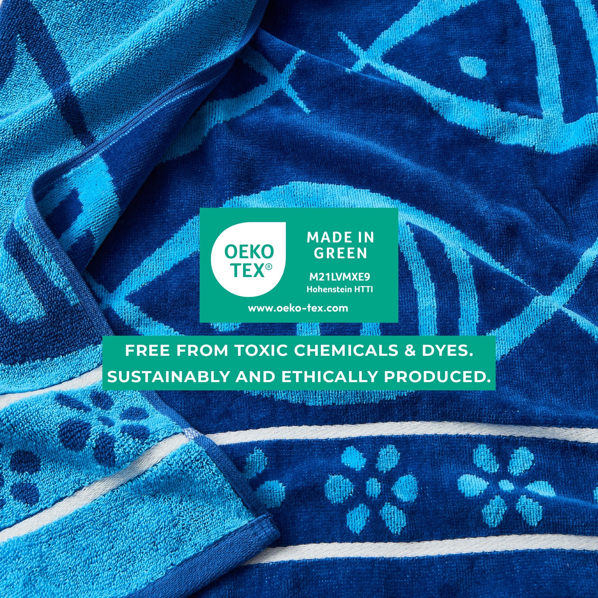 Cotton Velour Beach Towel - Maui Collection