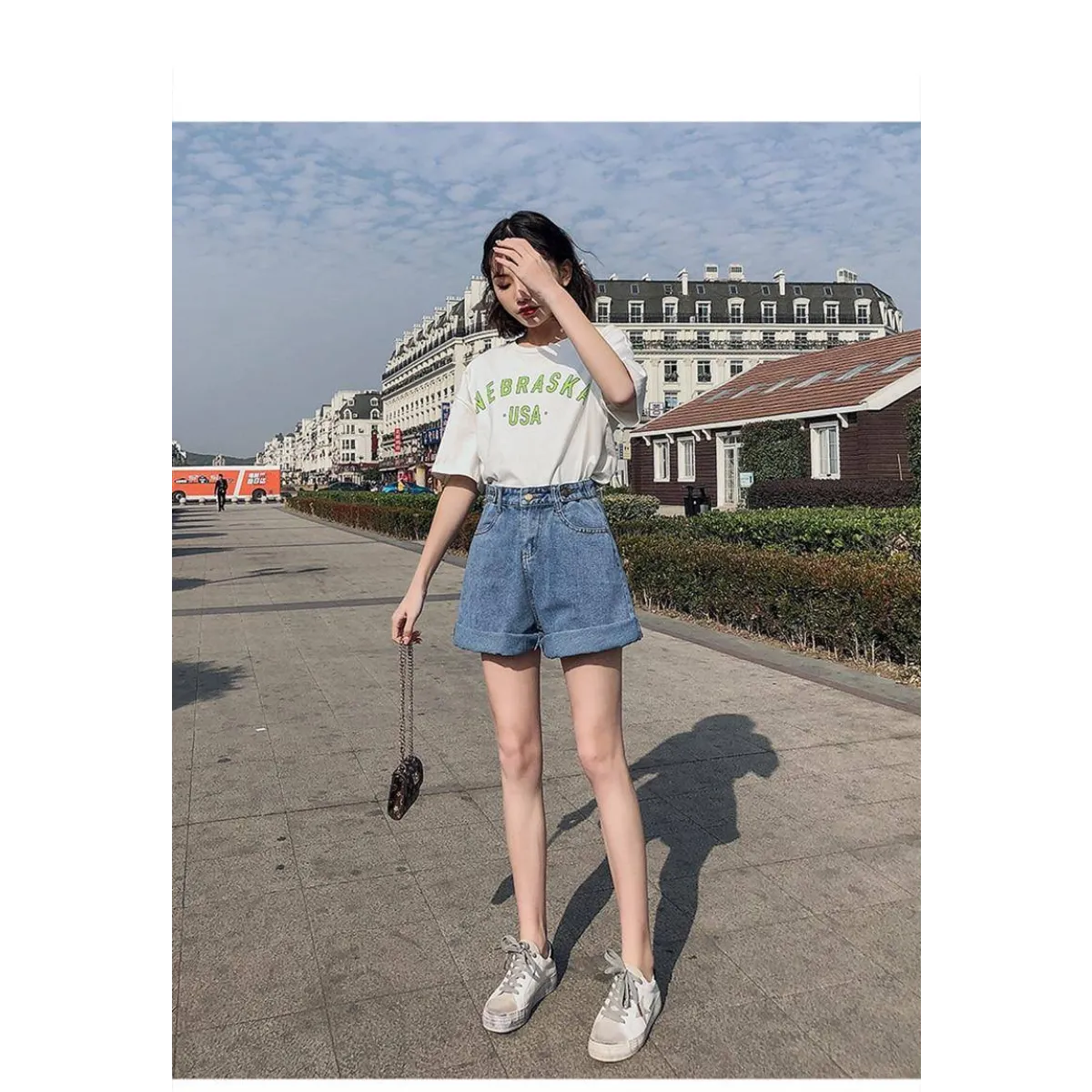 Classic Harajuku Jean Shorts