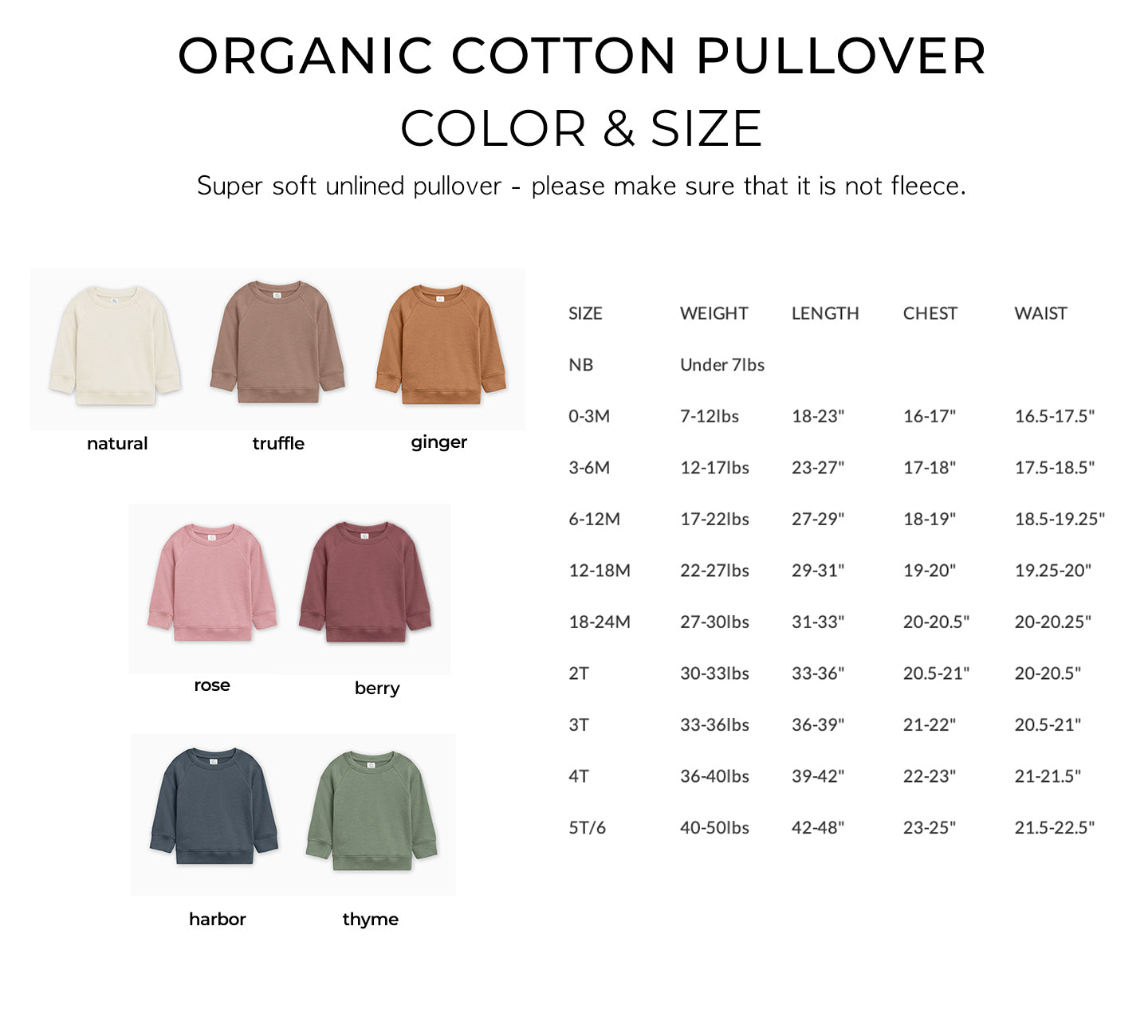 Big Bother Organic Cotton Pullover (Serif)