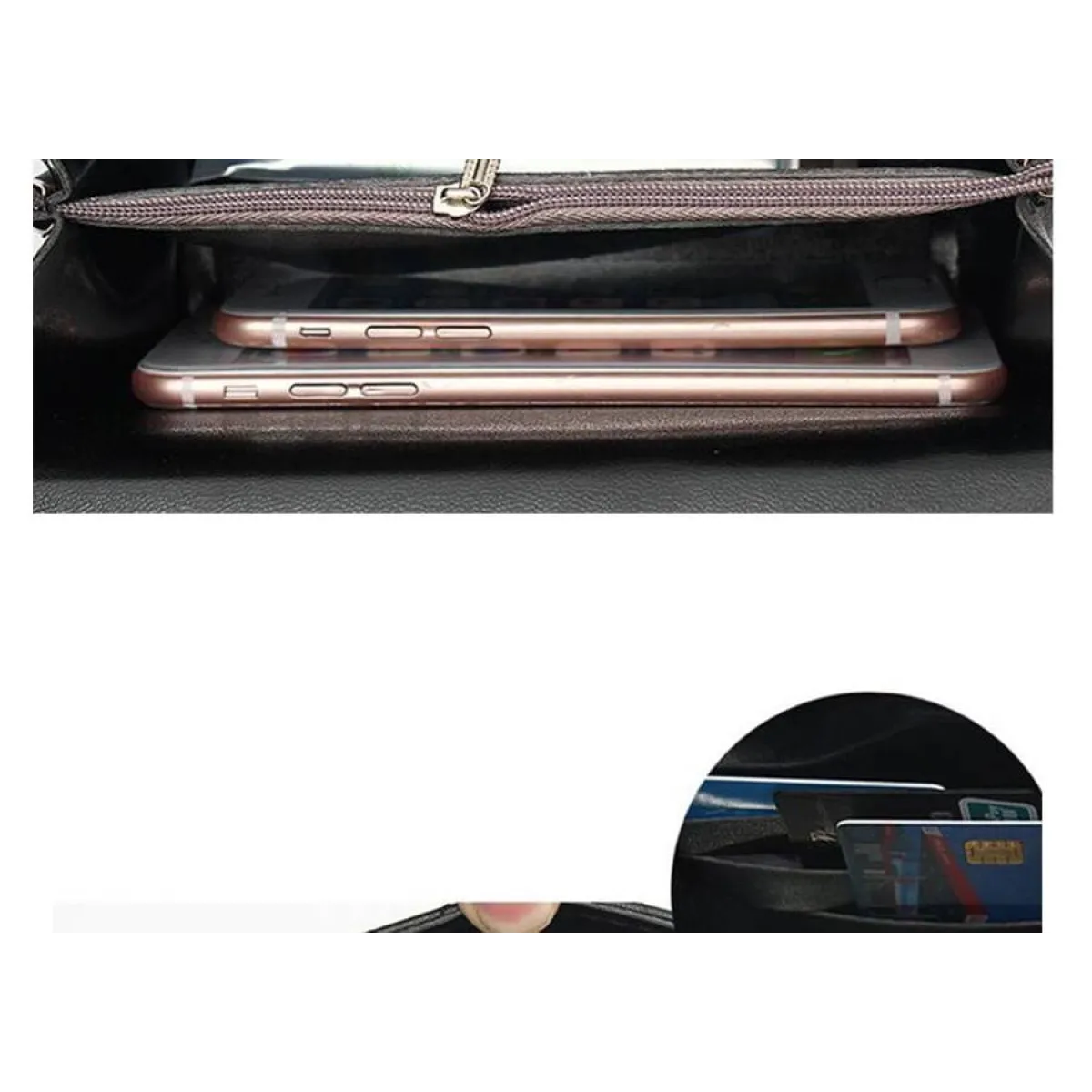 Compact Quilted Shoulder Bag