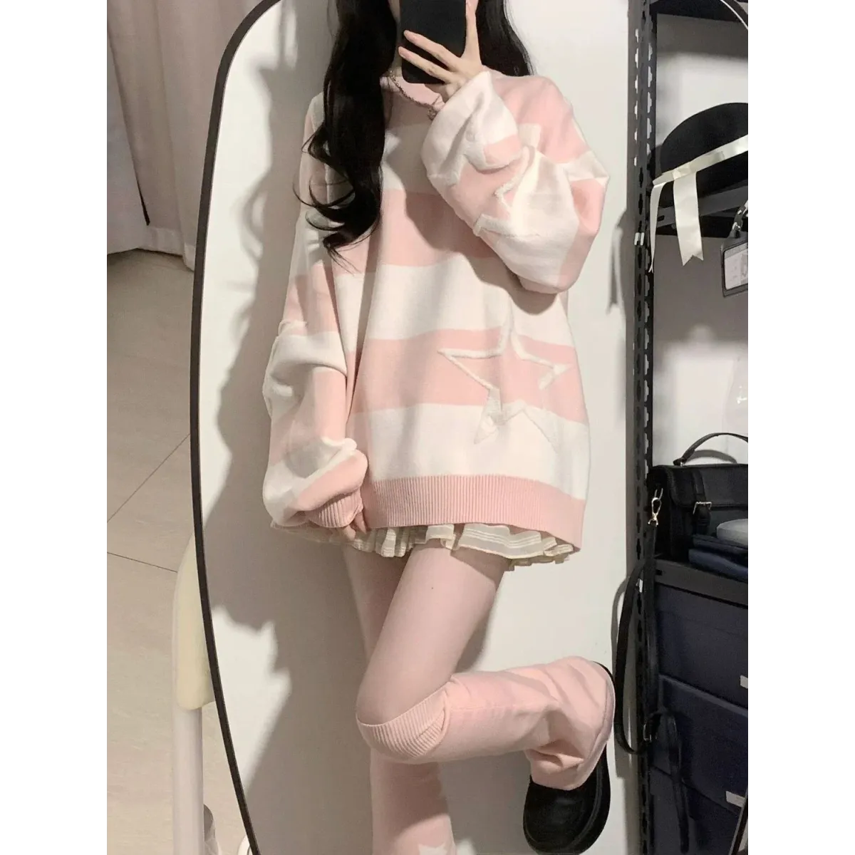 Cosmic Grunge Starry Sweater