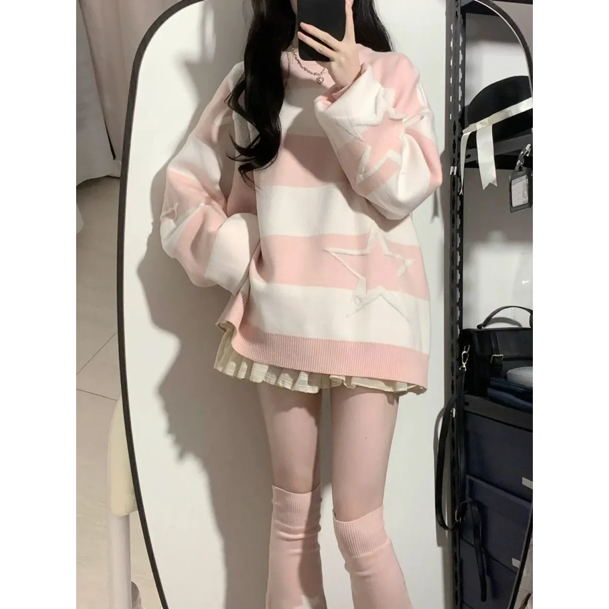 Cosmic Grunge Starry Sweater