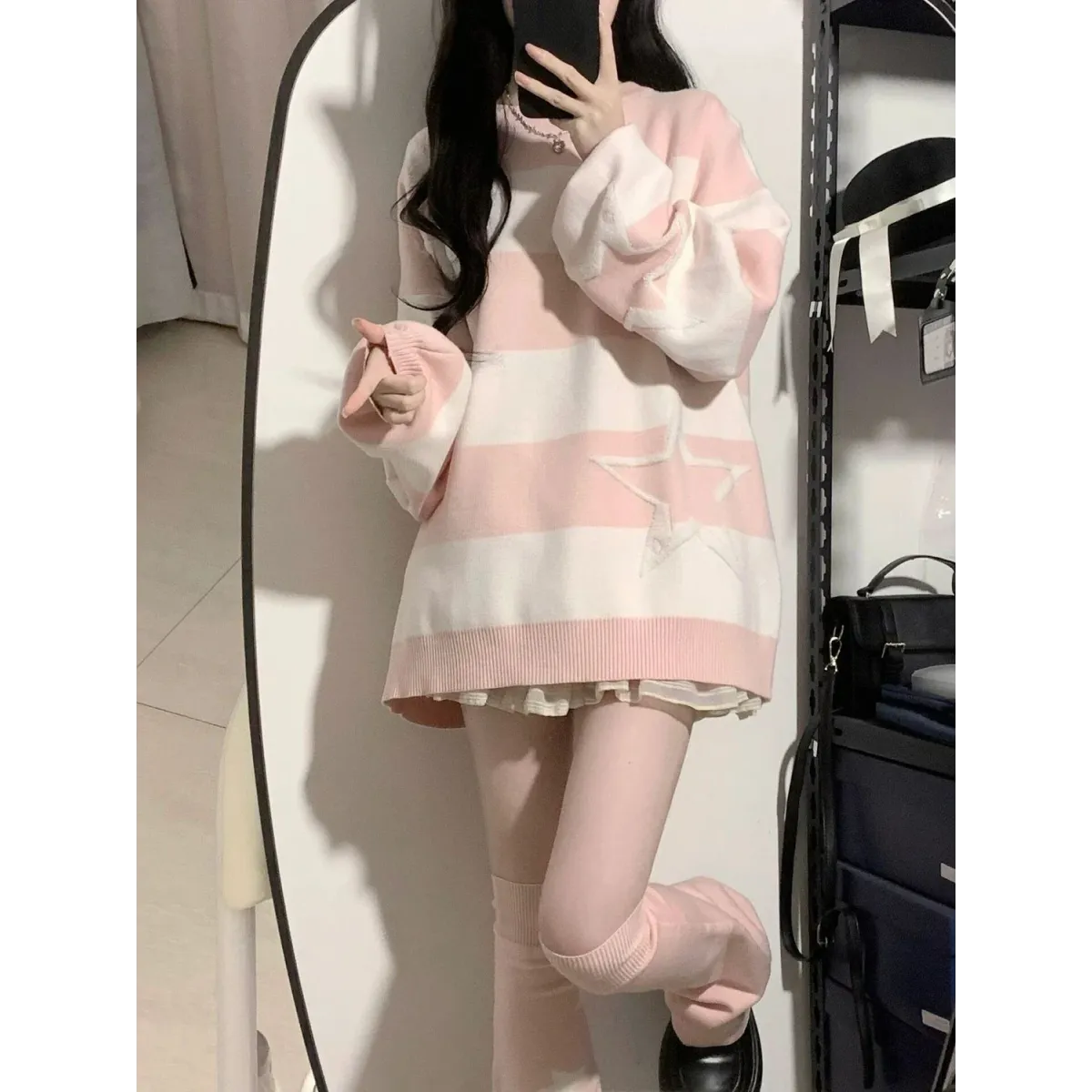 Cosmic Grunge Starry Sweater