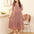 Comfortable Nightdress Women's Short Sleeve Floral Slimming Dress