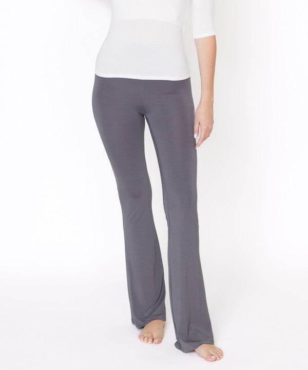BAMBOO SLIM BELL YOGA PANTS