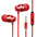 Metal Headphones Heat Tone In-ear Mobile Phone Headphones