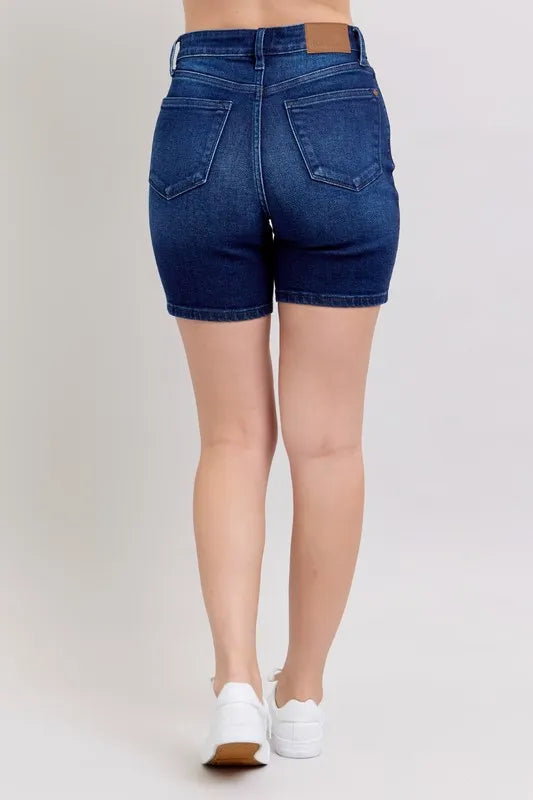 Judy Blue High Waist V-Front Bermuda