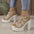 Buckle Platform Block Heels Sandals