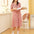 Comfortable Nightdress Women's Short Sleeve Floral Slimming Dress