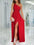 One-Shoulder High Slit Dress