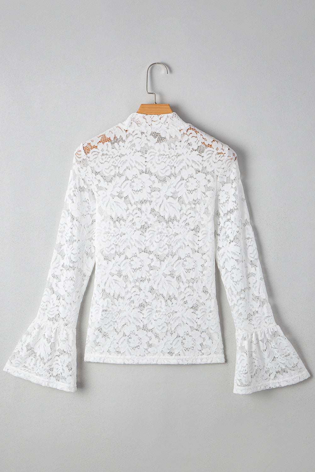 Alani Lace Crochet Bell Sleeve Blouse