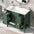 36\" Bathroom Vanity with Sink Combo, One Cabinet and Three Drawers, Solid Wood and MDF Board