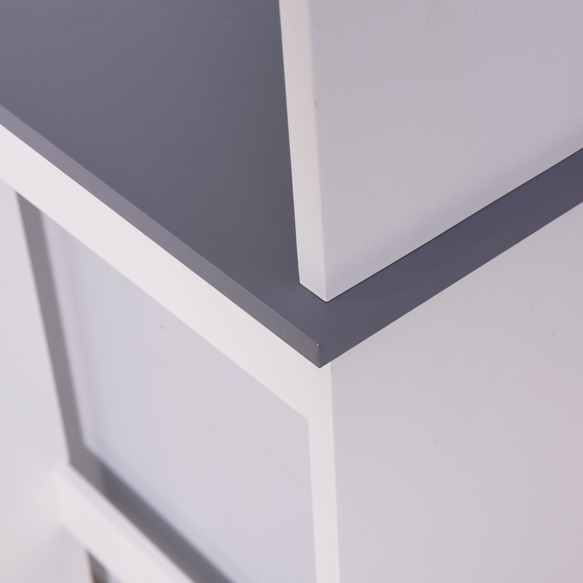 Modern Over The Toilet Space Saver Organization Wood Storage Cabinet for Home, Bathroom