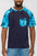 SHORT SLEEV CAMO COLOR BLOCK