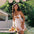 Ins Halter Neck Backless Dress Summer Sexy Printed Irregular Mesh Short Dresses For Evening Party Club Women's Clothing