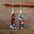 Bohemian Emperor Stone Geometric Pendant Earrings