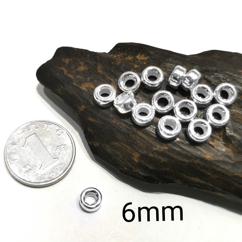 925 Sterling Silver Counter Spacer Beads Argent Pur Water Bubble Beads