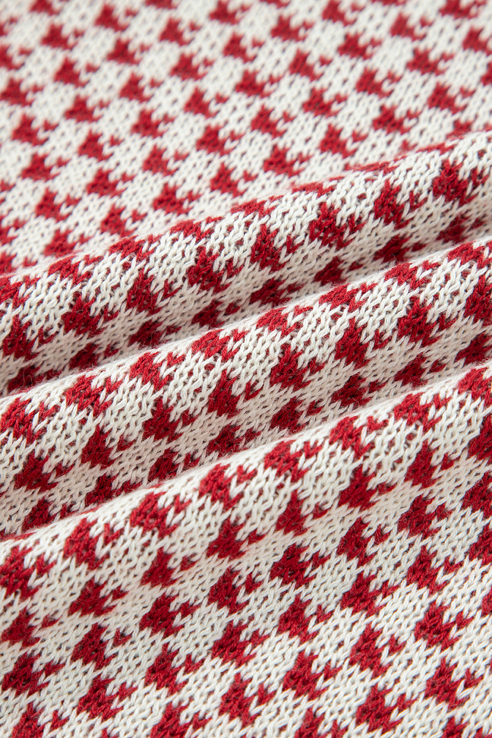 Kinley Pattern Lantern Sleeve Sweater