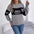 Halloween Pumpkin Pullover Sweater Fashion Long Sleeve Knitted Tops For Women Clothing