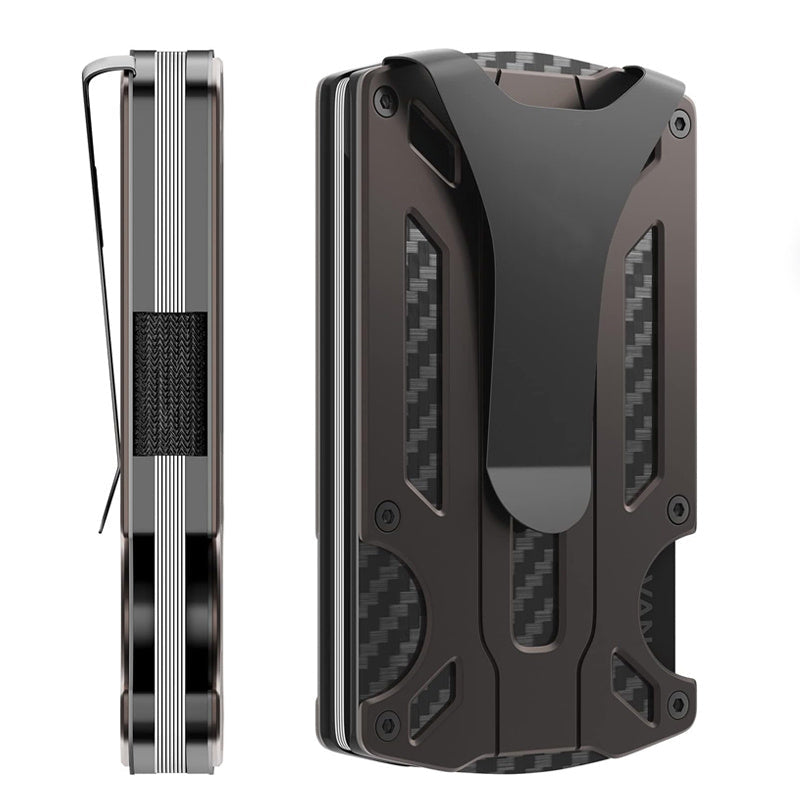 Aluminum Alloy RFID Anti-theft Card Holder Metal Wallet