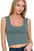 Zenana Double Layered Cropped Tank Top