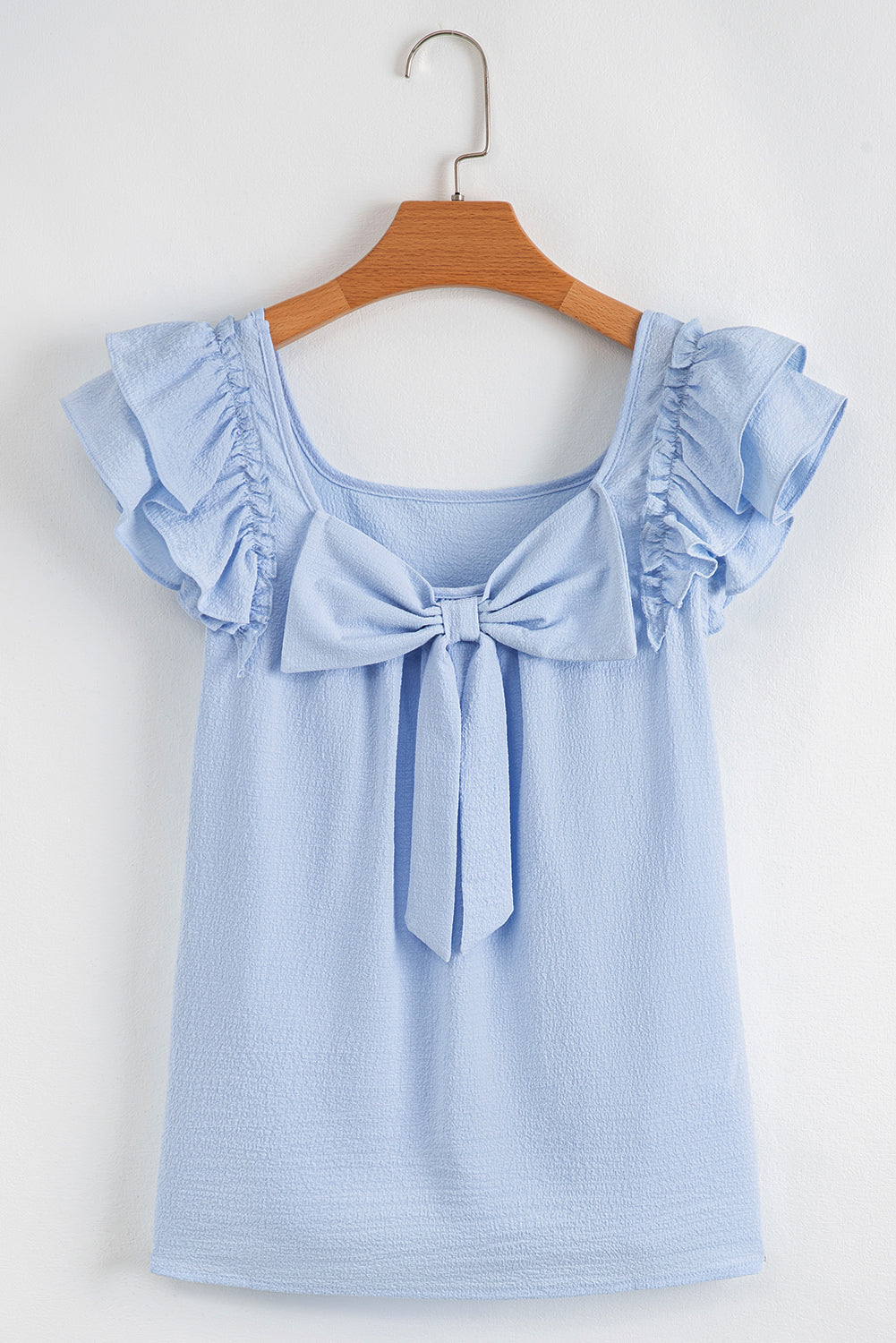 Katelyn Textured Bow Knot Blouse