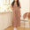 Comfortable Nightdress Women's Short Sleeve Floral Slimming Dress