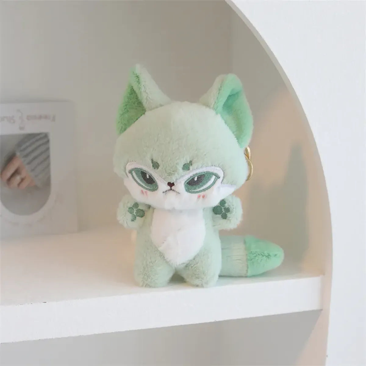 Kawaii Emotion Wolf Plush Toy - Cute Stuffed Wolf Doll