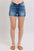 Judy Blue Full Size V-Front Denim Shorts with Shield Pockets Plus Size