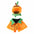 Halloween Pumpkin Double-sided Dog Cloak Cat Halloween Ornaments