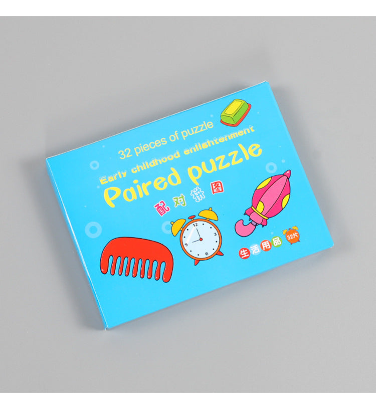 Cartoon Educational Toys Matching Puzzle Early Education Toys