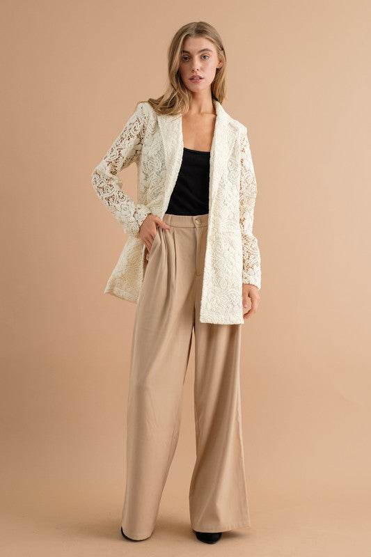 HIGHT WAIST WIDE PANTS