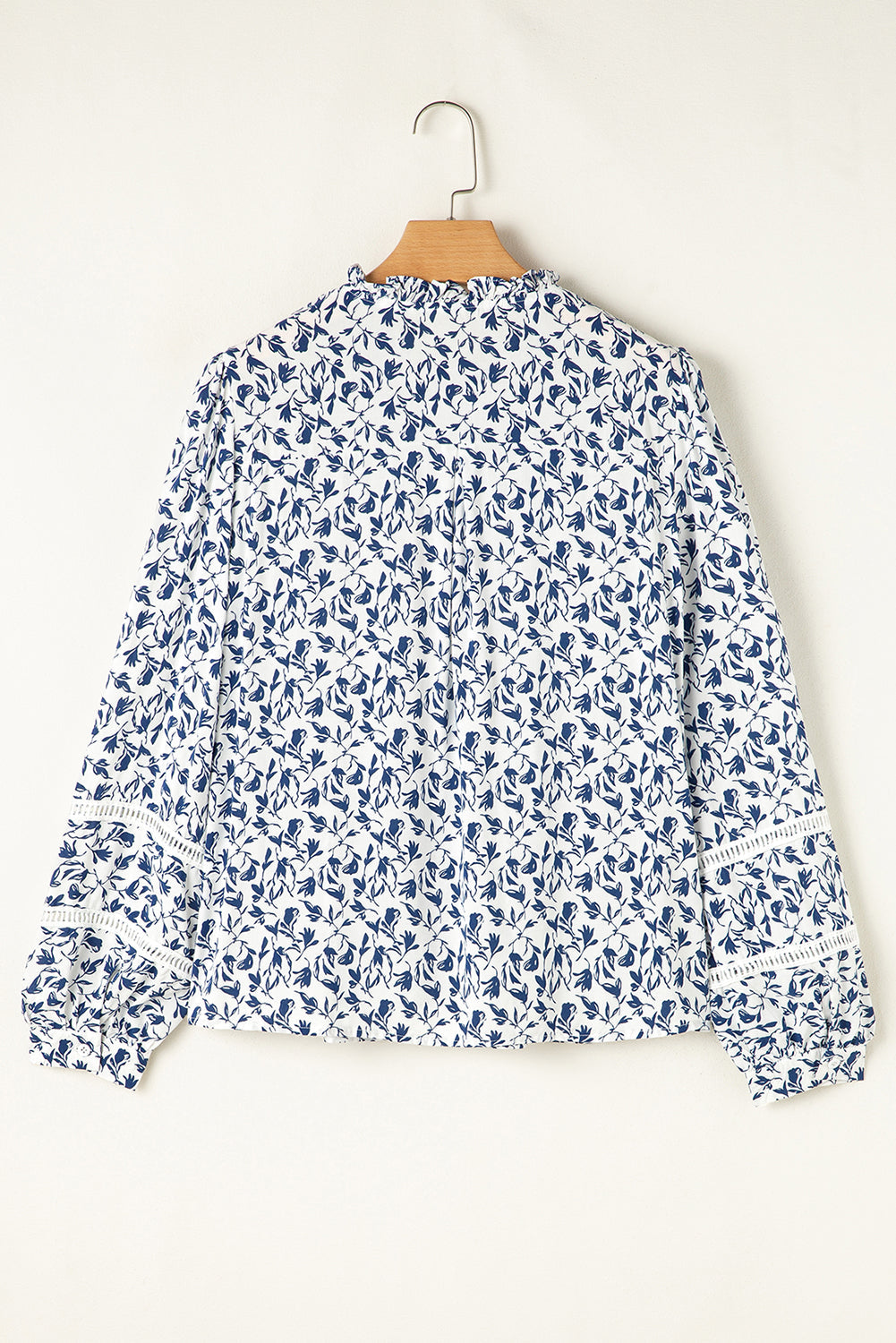Melanie Lace Floral Puff Sleeve Top
