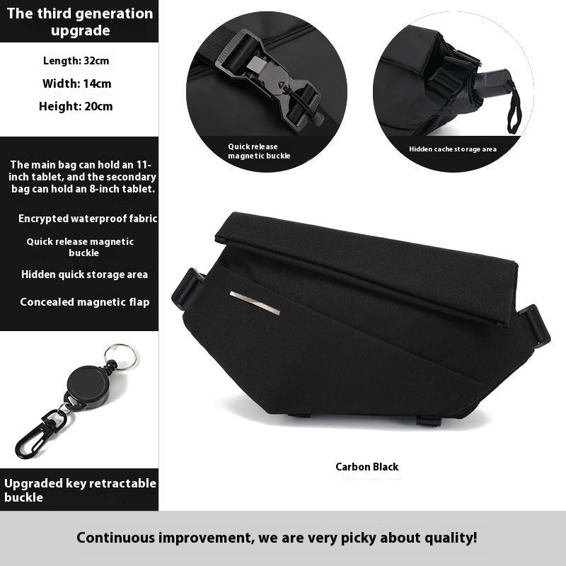 Crossbody Multifunctional Sports Fitness Chest Bag