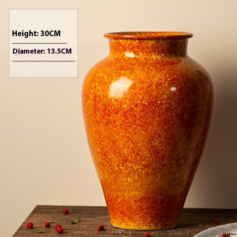 Ceramic Vase Soda Green Stoneware Vase Vintage Jar