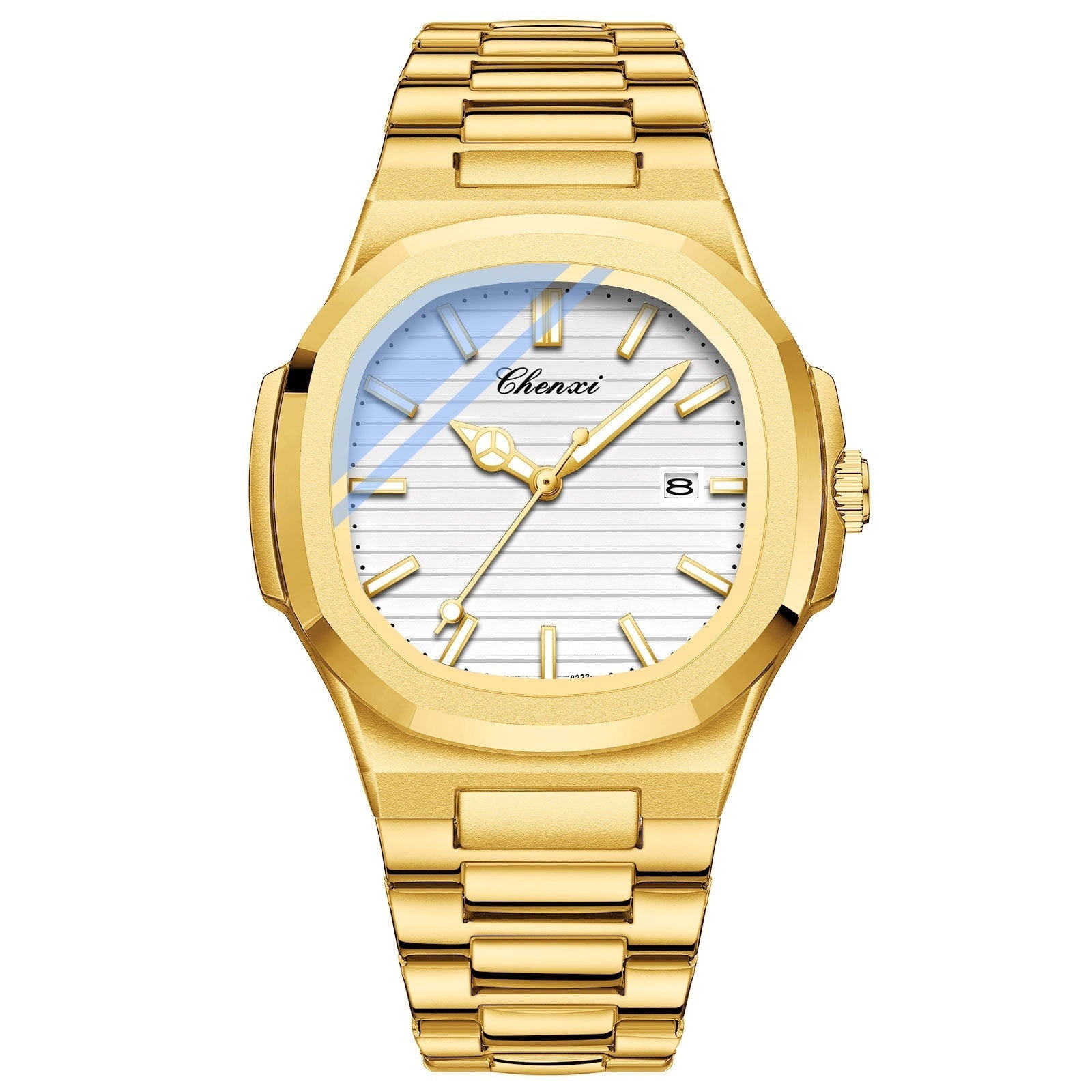 Chenxi Steel Watch Couple Luminous Waterproof Simple Fashion